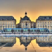 Place De La Bourse In Bordeaux, France, Southern Europe